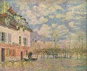 Alfred Sisley Kahn in der uberschwemmung oil